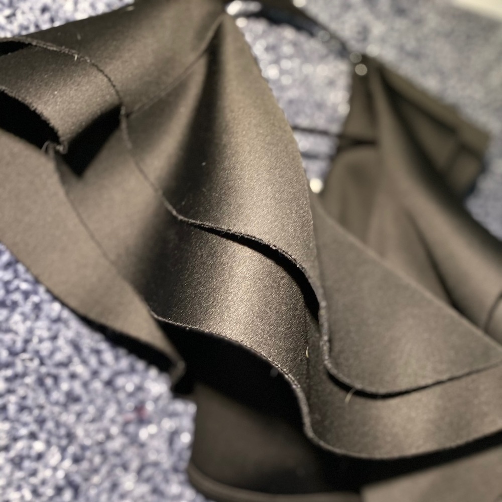 Black Ruffle Top - Picture 4 of 5